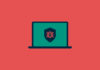 Bug icon displayed on laptop
