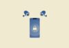 Surveillance cameras monitoring a smartphone.