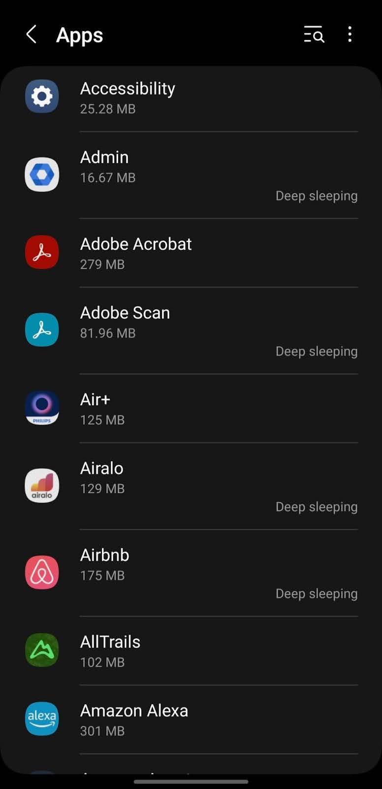 Appli smartphone