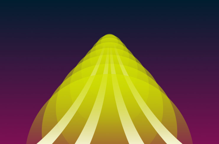 A graphic representation of a VPN tunnel
